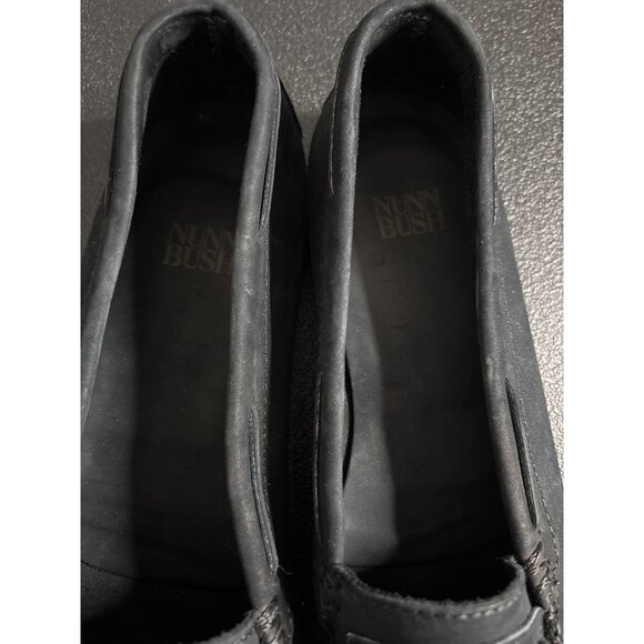 Nunn Bush Men's Black Leather Slip-On Loafer with Tassel Size 10.5 - Picture 6 of 6